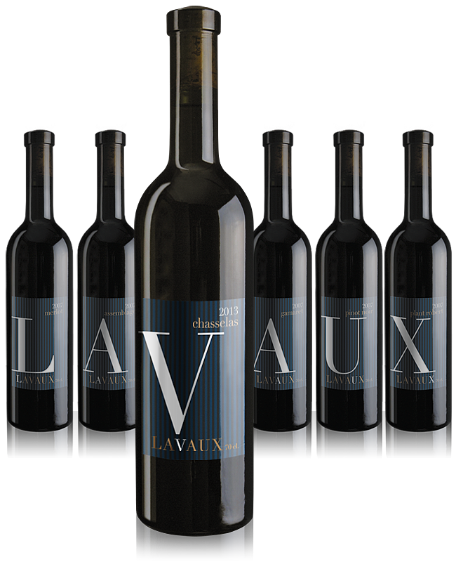 Collection Originale de bouteilles de Calamin - Grand vin de LAVAUX